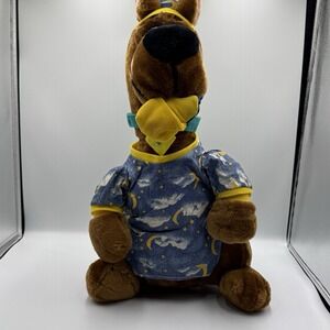 Vintage‎ Scooby Doo Plush 8" Pajama Night Shirt Cartoon Network with Tag 1998
